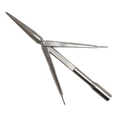 Palantic 7mm Tricuspid Spearfishing Speartip 6" Stainless Steel Tip Durable Anti-Corrosion Replacement for Winter Spearfishing and Ice Fishing Hunting and Underwater Adventures