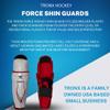 TronX Force Senior Adult Ice Hockey Shin Guards (14 Inch - 5'6" - 5'10") view 2