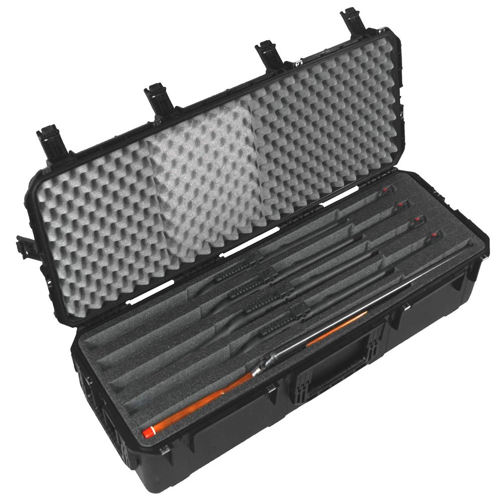 Case Club 5 Shotgun Pre-Cut Waterproof Gun Case | Padlockable | Heavy Duty | Airline Approved | Shipping & Storage Hard Case