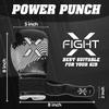 FightX Kids Boxing Gloves for 3-8 Years 4 6 Oz Training MMA Boys Girls Kickboxing Punching Gloves for Training, Punching Bag, Muay Thai, MMA (Black/White, 6oz) view 3