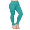 ALWAYS Women's Super High Waist Leggings - Premium Buttery Soft Yoga Workout Stretch Solid Pants Teal Plus Size view 1