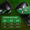 FightX Kids Boxing Gloves for 3-8 Years 4 6 Oz Training MMA Boys Girls Kickboxing Punching Gloves for Training, Punching Bag, Muay Thai, MMA (Black/Green, 4oz) view 4