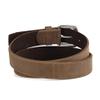 ARIAT Men's Embossed Logo Beveled-Edge Leather Belt, Medium Brown, 32 view 4