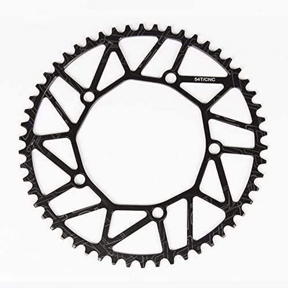 London Craftwork Ultra Lightweight 54T Chainring for Brompton Black 102g
