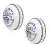 CW 2 X County Crown 4 Piece Senior Trainer Quality Cricket Ball White Pack Oz Stock view 2