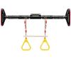 Pull-Up Bars Portable Wall-Mounted Horizontal Bar, Easy to Install Stainless Steel Fitness Bar, with Children's Ring, 120-145cm, Load 300kg view 1