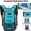 Lunidry Insulated Hydration Pack Backpack with 3L BPA Free Leak-Proof Water Bladder, Keep Liquids Cool for Up to 5 Hours, Daypack for Hiking, Running, Cycling, Hunting, Climbing view 3