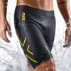 2XU Propel Buoyancy Shorts, Neoprene Swim Training Shorts for Triathlon, SCS Coating, Drawstring Waist - Black - Size Medium view 2