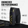 2XU Propel Buoyancy Shorts, Neoprene Swim Training Shorts for Triathlon, SCS Coating, Drawstring Waist - Black - Size Medium view 4
