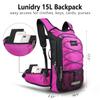 Lunidry Insulated Hydration Pack Backpack with 3L BPA Free Leak-Proof Water Bladder, Keep Liquids Cool for Up to 5 Hours, Daypack for Hiking, Running, Cycling, Hunting, Climbing view 2