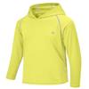 Boys Girls Sun Shirts Fishing Size 8 UPF50 UV Rash Guard Long Sleeve Hoodie Thumbhole Dry Fit Athletic Water Hiking Workout Yellow view 1