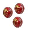 CW Crown Red Ball Senior Official Hard Seasoned Hand Stitched 4 PCE Ball Pack of 3 view 1