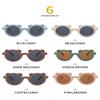 BULINGNA 2-8T Kids Toddler Baby Girl Boy Round Sunglasses UV Protection Glasses for Photography Outdoor Beach (Bear White, One size 2-8T) view 4