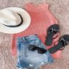 SySea Womens Summer Loose Knit Shirts Sleeveless Halter Neck Sweater Tank Tops view 3