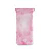 ALAZA Sunglasses Pouch Squeeze Top Eyeglass Case Portable Microfiber Eyeglass Goggles Case Valentine's Day Pink Heart PU Leather Glasses Bag for Women Men Girls view 1