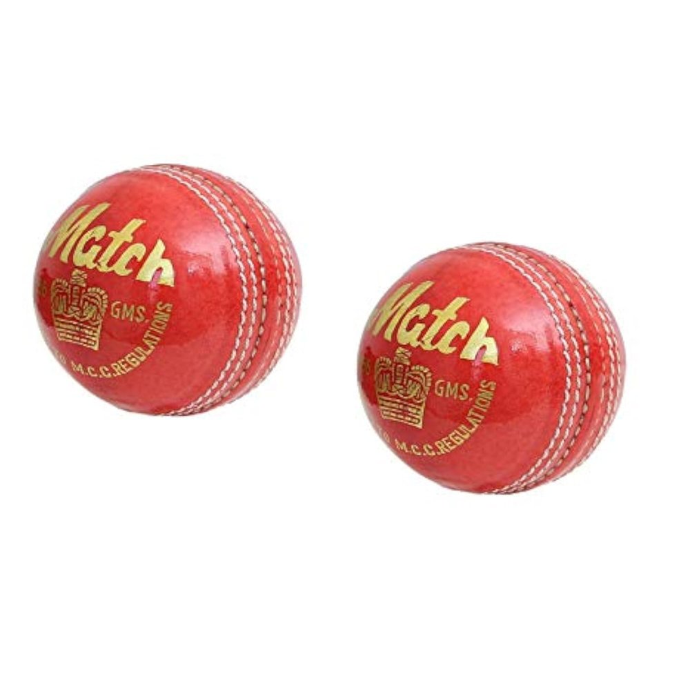 CW 2 X Match Quality Leather Ball 4 PCE Ball Hand Swen Senior 5.5oz Cork Ball