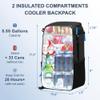 SPARTER Backpack Cooler Insulated Leak Proof 33 Cans, 2 Insulated Compartments Thermal Bag, Portable Lightweight Beach Travel Camping Lunch Backpack for Men and Women view 2