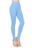 ALWAYS Women's Super High Waist Leggings - Premium Buttery Soft Yoga Workout Stretch Solid Pants Sky Blue One Size view 1