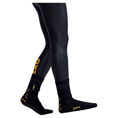 2XU Unisex Propel Neoprene Booties Black/Ambition,M