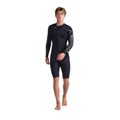 2XU Men's SwimRun SR1 Wetsuit (Black, Small, 2XU)
