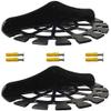2 Pack - Golf Club Organizers Golf Club Display Golf Putter Rack Golf Club Storage Rack Golf Club Holder Golf Club Combo Wall Mount Bracket - Great Way to Organize Your Clubs - Easy to Install view 2