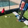2 Pack - Golf Club Organizers Golf Club Display Golf Putter Rack Golf Club Storage Rack Golf Club Holder Golf Club Combo Wall Mount Bracket - Great Way to Organize Your Clubs - Easy to Install view 4