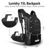 Lunidry Insulated Hydration Pack Backpack with 3L BPA Free Leak-Proof Water Bladder, Keep Liquids Cool for Up to 5 Hours, Daypack for Hiking, Running, Cycling, Hunting, Climbing view 2