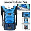 Lunidry Insulated Hydration Pack Backpack with 3L BPA Free Leak-Proof Water Bladder, Keep Liquids Cool for Up to 5 Hours, Daypack for Hiking, Running, Cycling, Hunting, Climbing view 3