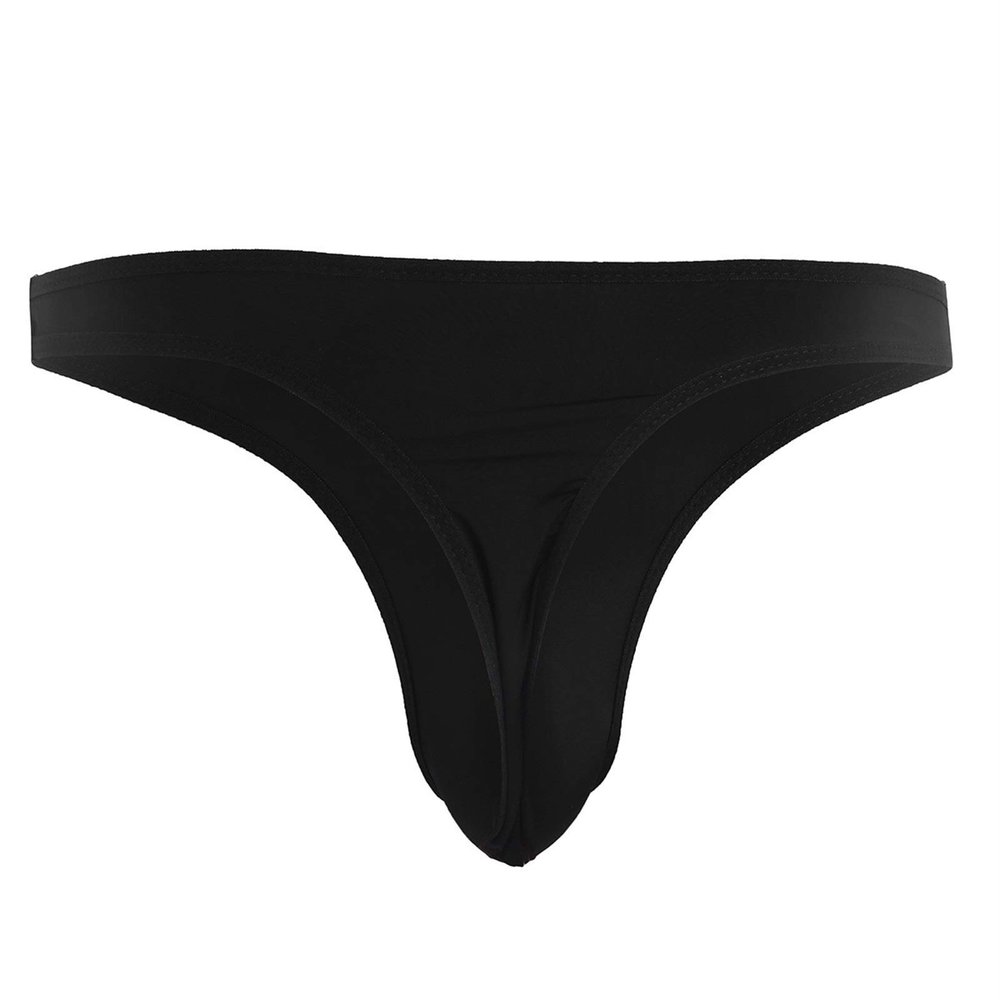 JINLI-CASE RENLIANG-CLOTH Men's Swimsuit Bikini G-String Thongs Briefs Swimwear Lingerie Swimming Suit (Color : Black, Size : X-Large)
