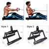 DHHVIC V-Shaped Handle Pull-Down Rod, Pull-Down Machine Accessories, Rowing Machine Handle, Cable Machine Handle Accessories, Weightlifting Exercise Accessories,B view 4