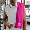 TEEAMORE Personalized Fitness Towel Custom Embroidered Gym Towel Workout Yoga Golf Tennis Embroidered Hand Towels view 2