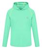 Boy Girl Sun Shirts UPF50+ UV SPF Long Sleeve Hoodie T Shirts Size 6 Rash Guard Thumbholes Active Workout Running Playing Mint Green view 3