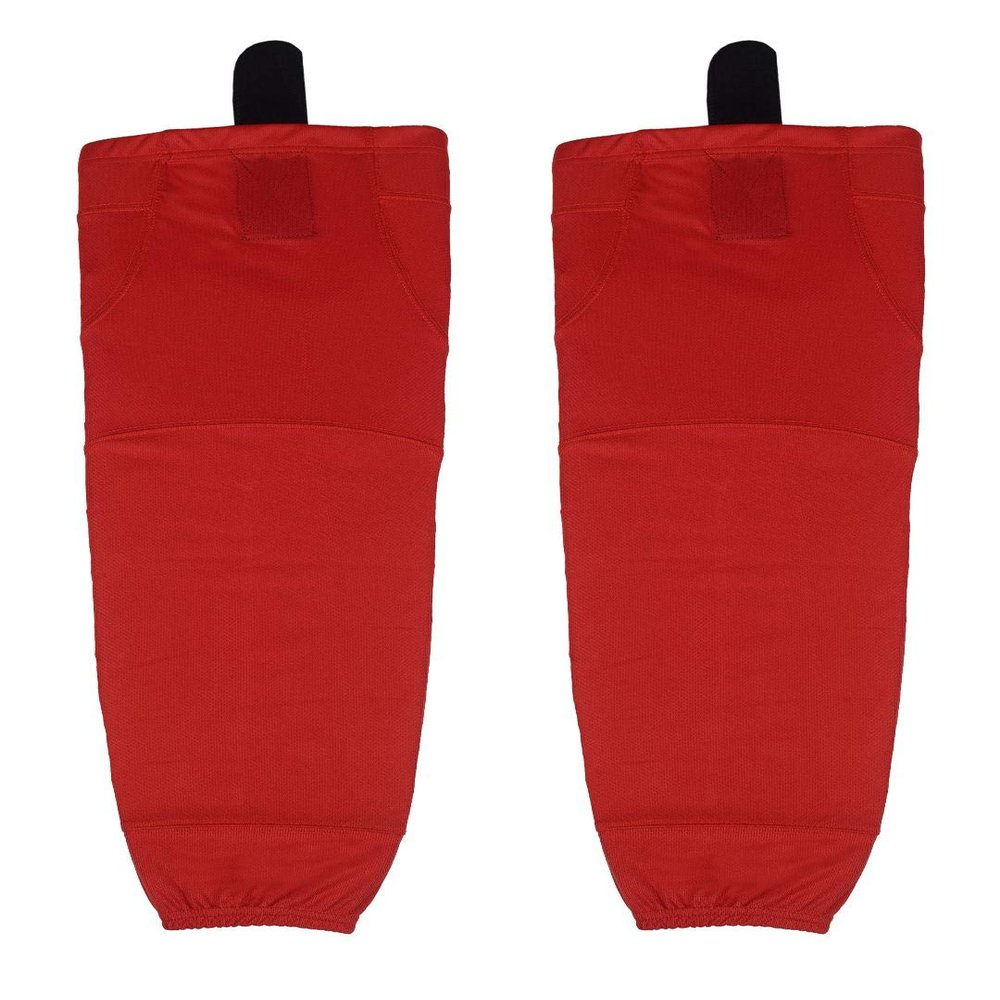 TW Ice Hockey Socks Solid Colors Size 20 to 30 Inches (Red, 24 Inches)