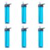 DISCOUNT PROMOS Tritan Sports Bottles with Straw 19 oz. Set of 6, Bulk Pack - Great for Gym, Hiking, Cycling, Camping, Backpacking, School - Blue view 1