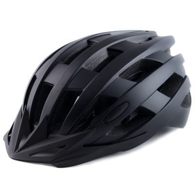 Adult Bike Helmets, Adjustable Mens Womens Bicycle Helmet, Lightweight Road Mountain Cycling Safety Sports Helmets with Detachable Visor Black