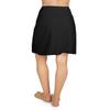 MeMoi Women's High-Waist Double-Bonded 22" Half Slip Black M view 4