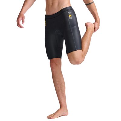 2XU - Propel Buoyancy Short - Rubber Nylon Material for Swimming - Black - Size Large