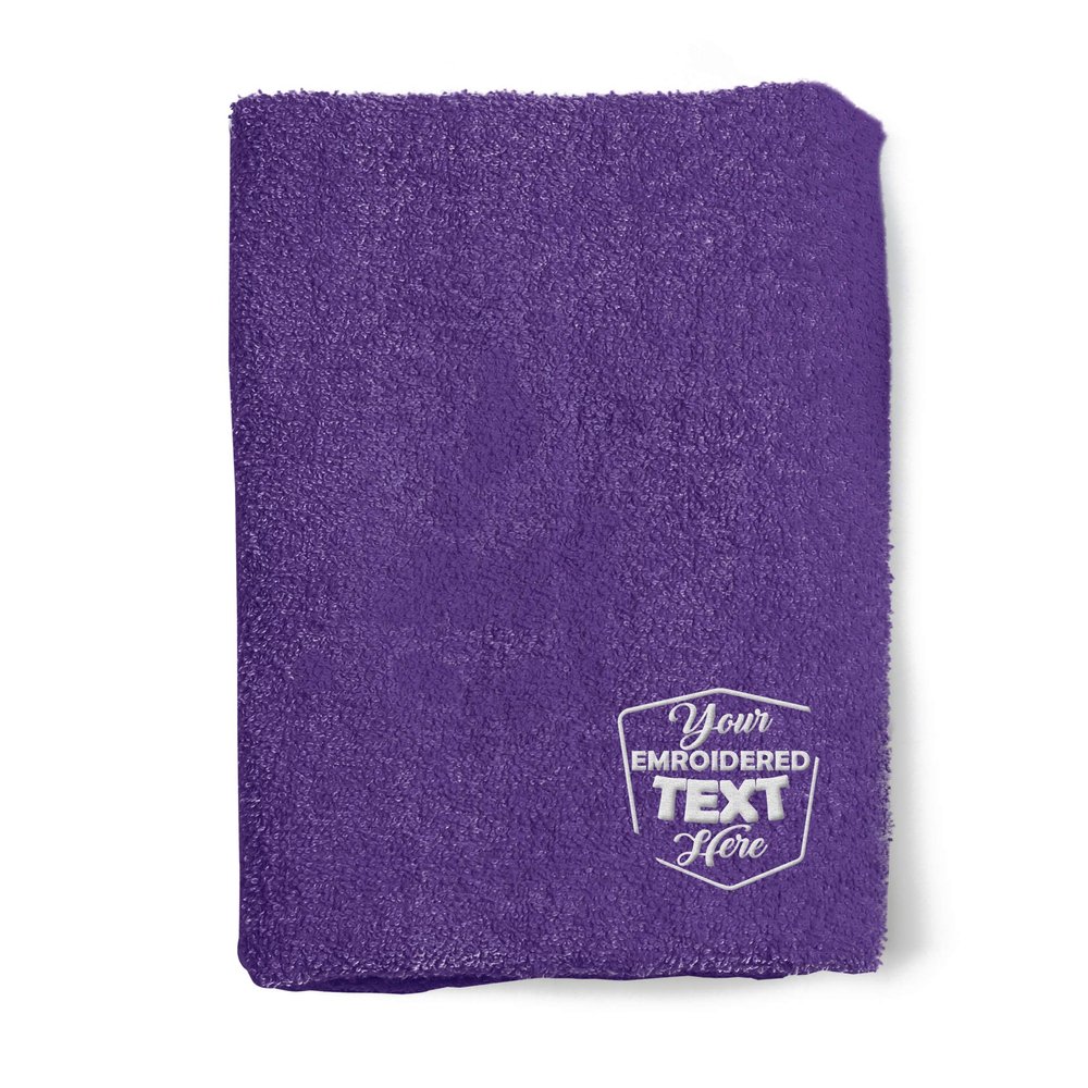 TEEAMORE Personalized Fitness Towel Custom Embroidered Gym Towel Workout Yoga Golf Tennis Embroidered Hand Towels