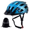 Adult Bike Helmets, Adjustable Mens Womens Bicycle Helmet, Lightweight Road Mountain Cycling Safety Sports Helmets with Detachable Visor Blue view 2