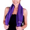 TEEAMORE Personalized Fitness Towel Custom Embroidered Gym Towel Workout Yoga Golf Tennis Embroidered Hand Towels view 3