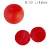 AOOHYEO Reusable Rubber Paintballs 200X.50 Cal - Indoor Shooting Training Outdoor Self-Defense Balls 0.50 Caliber Solid Soft Recycle Paint Balls view 2