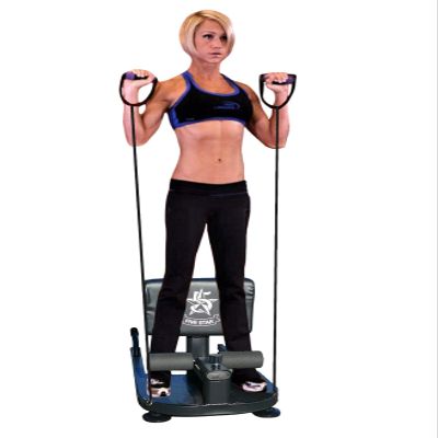 Multi Function Deep Sissy Squat Bench Home Gym with 2 Exercise Resistance Handles | 8 in 1 Home Gym Machine Leg Exercise | AB Workout Cardio Deep Squat Workout Station Training Equipment (Black)