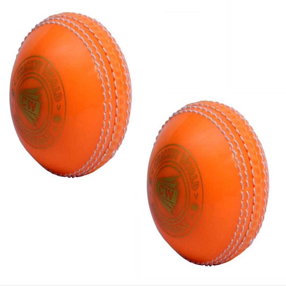 CW 2 X Spin Cricket Practice Junior Senior Standard Size Machine Made Cricket Ball
