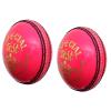 CW Special Test Cricket Practice Balls Pink Color Hard Balls Pack of 2 view 1