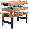 ARLIME 3 in 1 Multi Game Table, 48'' Foosball Desk w/Billiards, Soccer, Slide Hockey, Wood Foosball Table for Adults, Game Room, Parties view 1
