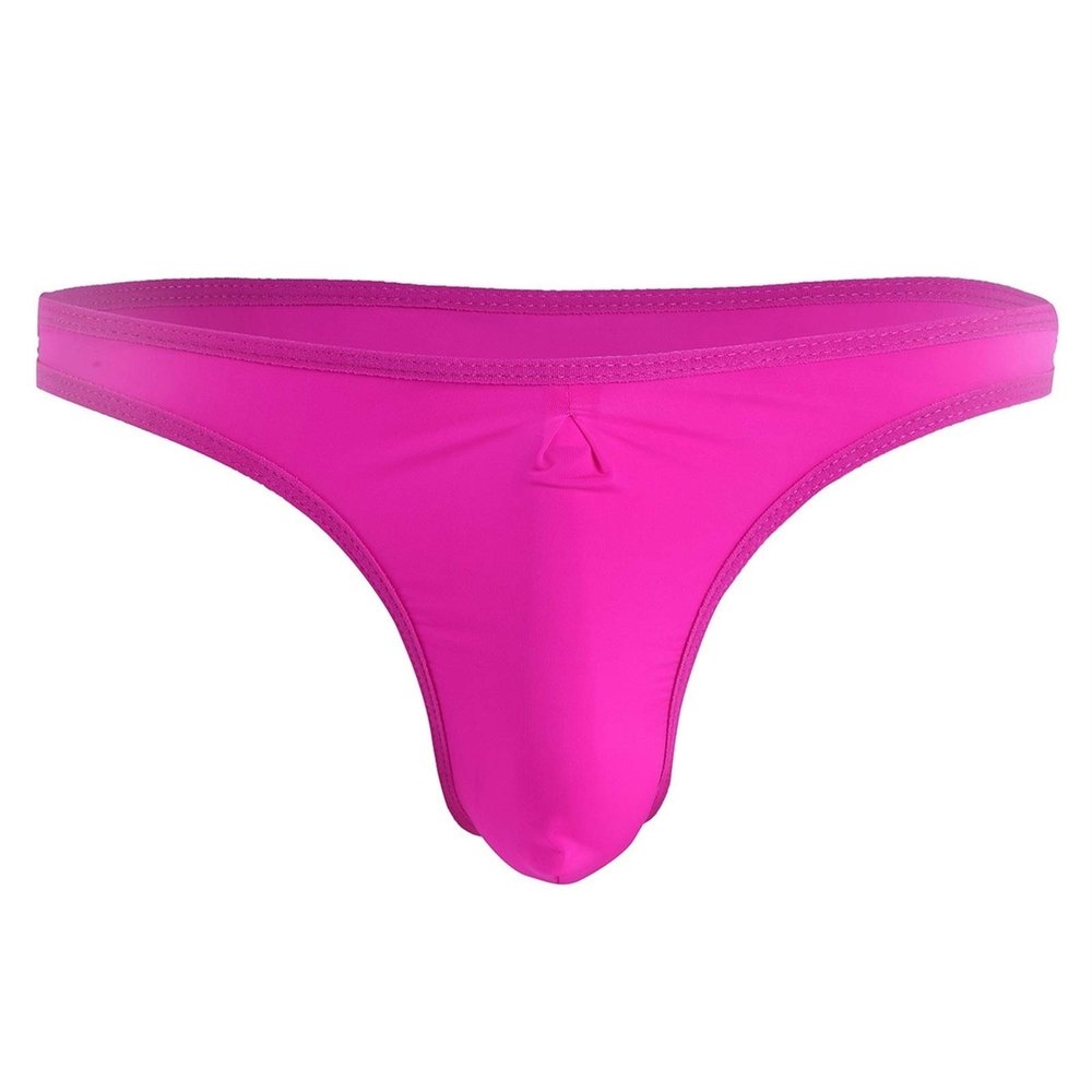 JINLI-CASE RENLIANG-CLOTH Men's Swimsuit Bikini G-String Thongs Briefs Swimwear Lingerie Swimming Suit (Color : Rose, Size : Medium)