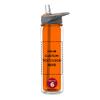 DISCOUNT PROMOS Custom Tritan Sports Bottles with Straw 19 oz. Set of 6, Personalized Bulk Pack - Great for Gym, Hiking, Cycling, Camping, Backpacking, School - Orange view 1