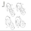 Pilo D417 Derailleur Hanger Compatible/Replacement for Colnago CX1 ACR 2012 2011 view 2