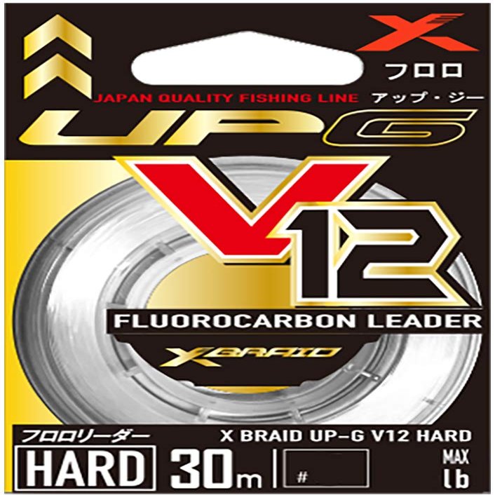 X-Braid UP-G Reader V12, Hard, 98.4 ft (30 m), No. 3/15.5 LB