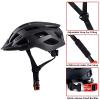Adult Bike Helmets, Adjustable Mens Womens Bicycle Helmet, Lightweight Road Mountain Cycling Safety Sports Helmets with Detachable Visor Titanium view 3